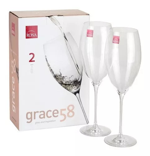 2 Copas Grace 58 Vino Blanco 580ml