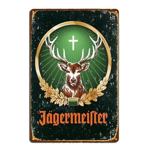 Cartel Lamina Vintage Licor Jagermeister